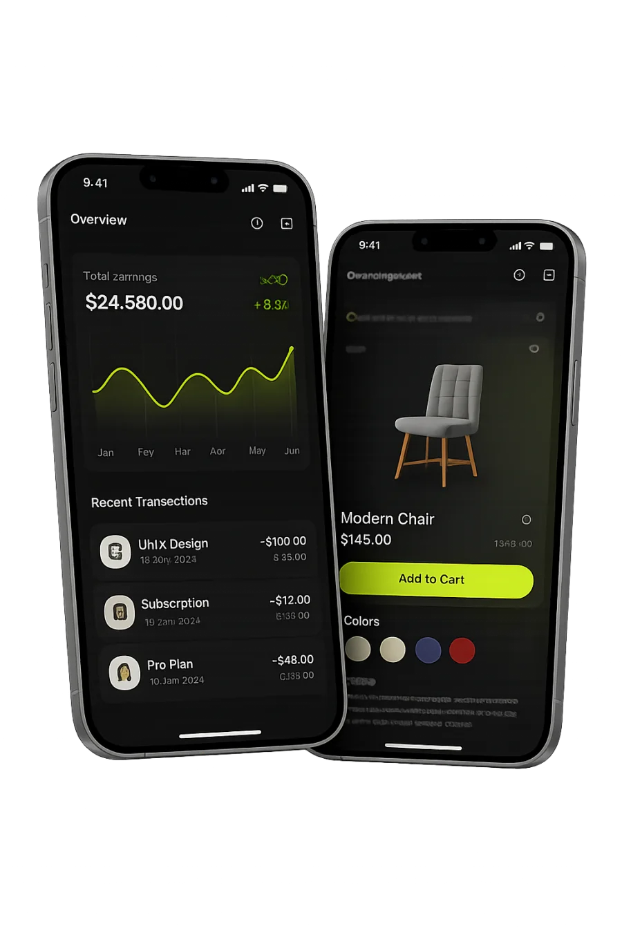 React Native app development hero visual showing polished cross-platform mobile app interface mockups